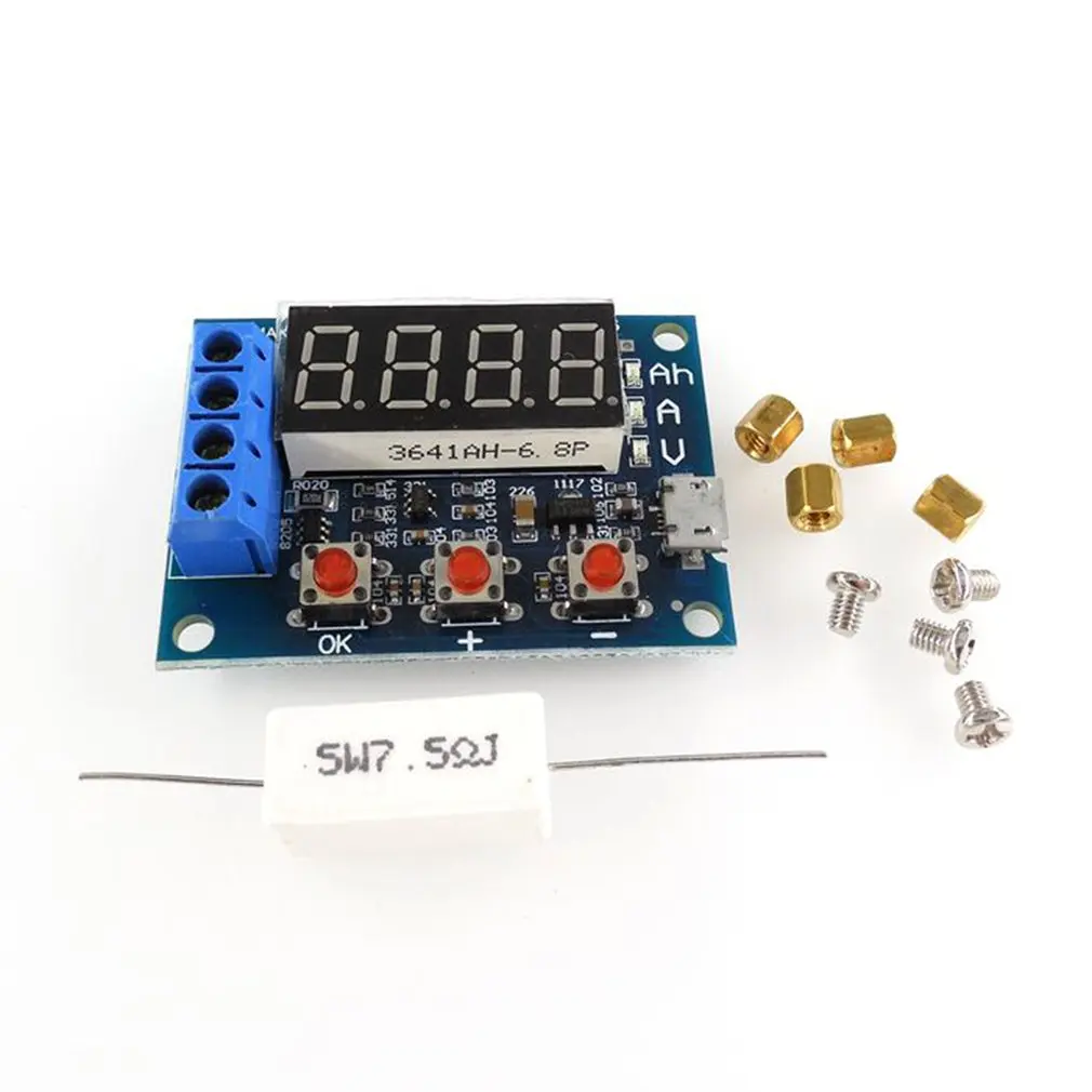 Power Battery Capacity Tester Module LED Digital Li-ion Lithium 18650 External Load Battery Discharge Testing Analyzer Board
Power Battery Capacity Tester Module LED Digital Li-ion Lithium 18650 External Load Battery Discharge Testing Analyzer Board