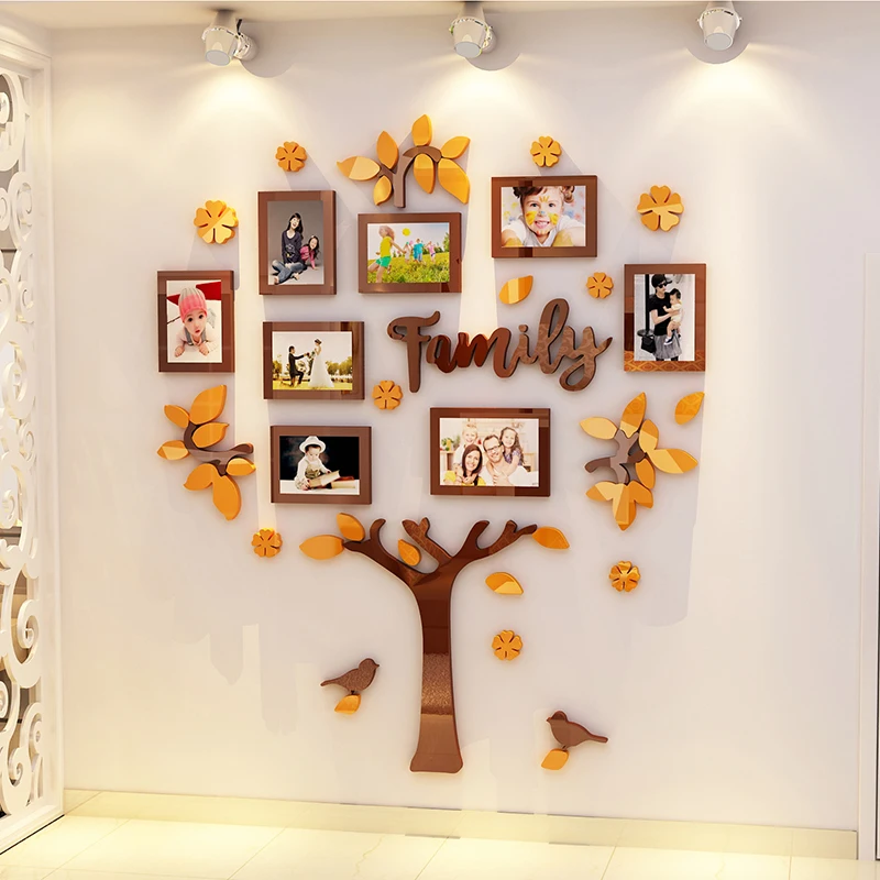Child growth Photo tree 3D self-adhesive wall sticker Living room sofa background acrylic photo frame Children's room decoration
Child growth Photo tree 3D self-adhesive wall sticker Living room sofa background acrylic photo frame Children's room decoration