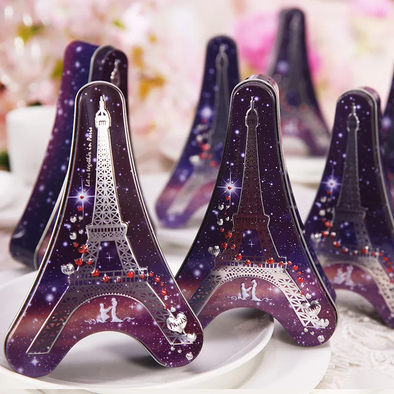 Unique Eiffel Paris tower candy boxes creative tin box packing box wedding and party gift box
Unique Eiffel Paris tower candy boxes creative tin box packing box wedding and party gift box