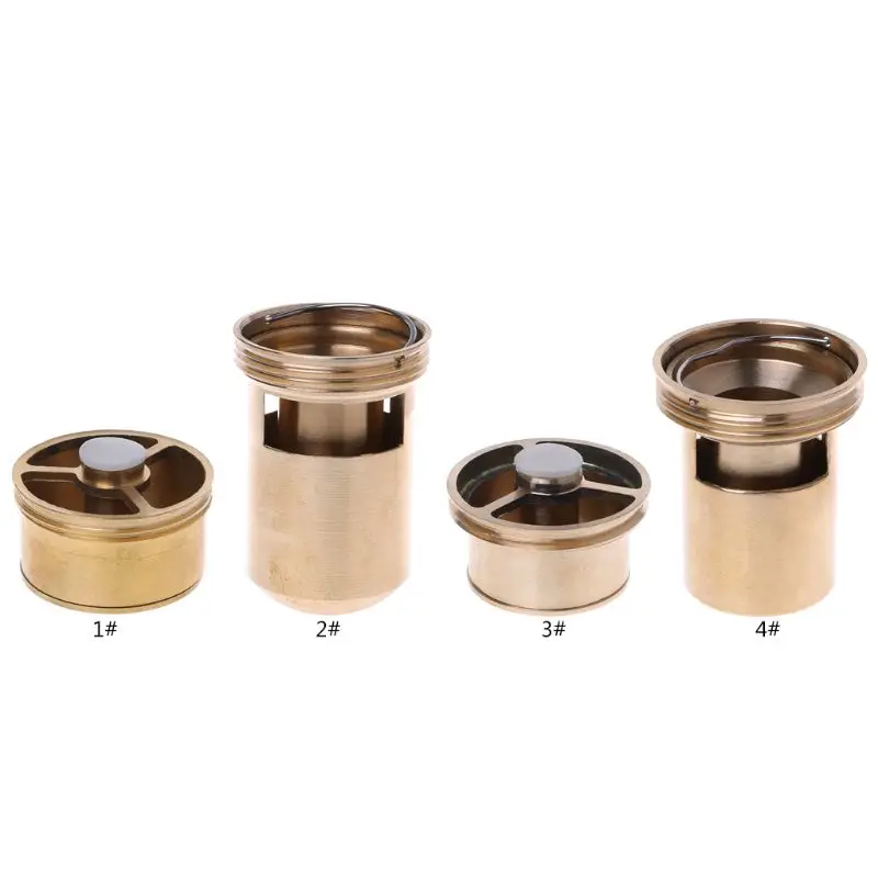 Brass Floor Drain Deodorant Valve Odor-resistant Core Bathroom Accessories Large Hole Water Design Gold Color | Обустройство дома