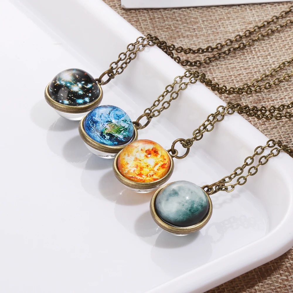 1 Pcs Galaxy Astronomy Planjet Pendant Earth /Sun/Moon Jewelry Solar System Space Universe Necklace Milky Way Long Chain Jewelry
1 Pcs Galaxy Astronomy Planjet Pendant Earth /Sun/Moon Jewelry Solar System Space Universe Necklace Milky Way Long Chain Jewelry