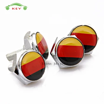 Car Styling License Plate Frame Screws for Flag of Germany Logo Auto License Plate Bolts for KIA Subaru Hyundai Peugeot Citroen
Car Styling License Plate Frame Screws for Flag of Germany Logo Auto License Plate Bolts for KIA Subaru Hyundai Peugeot Citroen