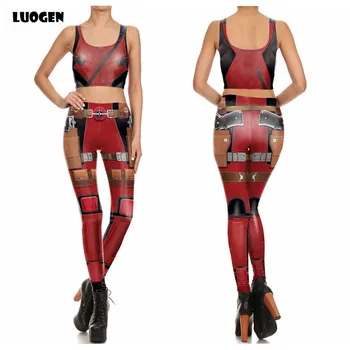 New Arrival Women workout Leggings Cosplay Halloween Super Hero Deadpool 3D Printed Costume high waist leggings set 2018
New Arrival Women workout Leggings Cosplay Halloween Super Hero Deadpool 3D Printed Costume high waist leggings set 2018