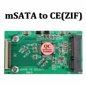 Zeadow Mini MSATA PCI-E 1.8 Inch 3.3V SSD To 40pin ZIF CE Cable Converter Adapter Card
Zeadow Mini MSATA PCI-E 1.8 Inch 3.3V SSD To 40pin ZIF CE Cable Converter Adapter Card