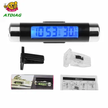 Car Auto 2in1 LCD Clip-on Digital Temperature Thermometer Clock Calendar Automotive Blue Backlight Clock Car Accessories
Car Auto 2in1 LCD Clip-on Digital Temperature Thermometer Clock Calendar Automotive Blue Backlight Clock Car Accessories