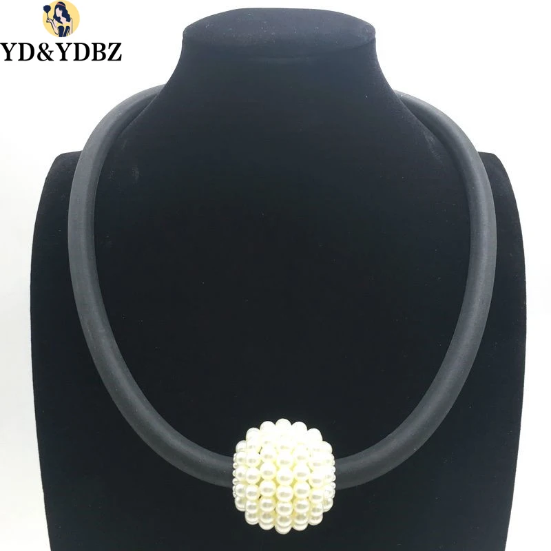 YD&YDBZ Women Exaggerated Pearl Pendant Necklace, Handmade DIY Soft Bubble Leather Charm Personality Necklace Wholesale
YD&YDBZ Women Exaggerated Pearl Pendant Necklace, Handmade DIY Soft Bubble Leather Charm Personality Necklace Wholesale