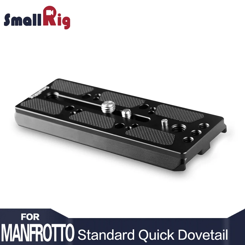 SmallRig Camera Quick Release Plate Manfrotto Standard Quick Dovetail Compatible with Manfrotto 526 (3274) 516 Fluid Head --1767
SmallRig Camera Quick Release Plate Manfrotto Standard Quick Dovetail Compatible with Manfrotto 526 (3274) 516 Fluid Head --1767