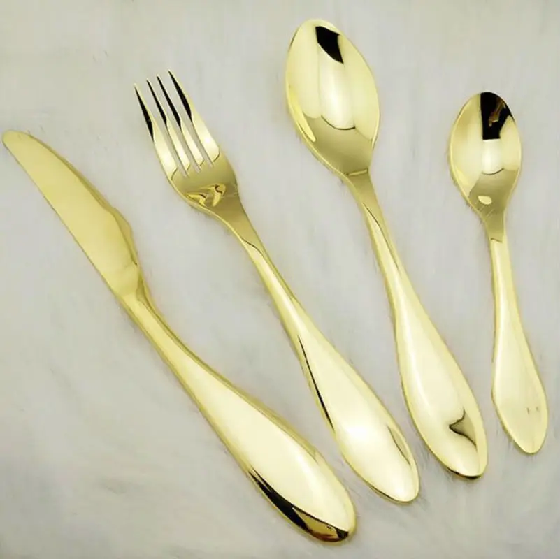 4pcs/set Cutlery Set Stainless Steel Dinnerware Tableware Silverware Sets Dinner Knife and Fork Western Food tool set
4pcs/set Cutlery Set Stainless Steel Dinnerware Tableware Silverware Sets Dinner Knife and Fork Western Food tool set