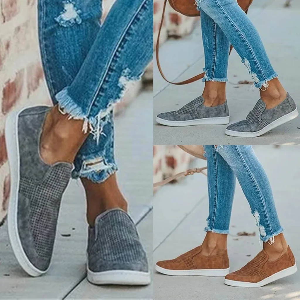 Women's Round Toe Sneakers Retro Slip On Shoes Comfort suede single shoes female flat canvas large size women's shoes
Women's Round Toe Sneakers Retro Slip On Shoes Comfort suede single shoes female flat canvas large size women's shoes