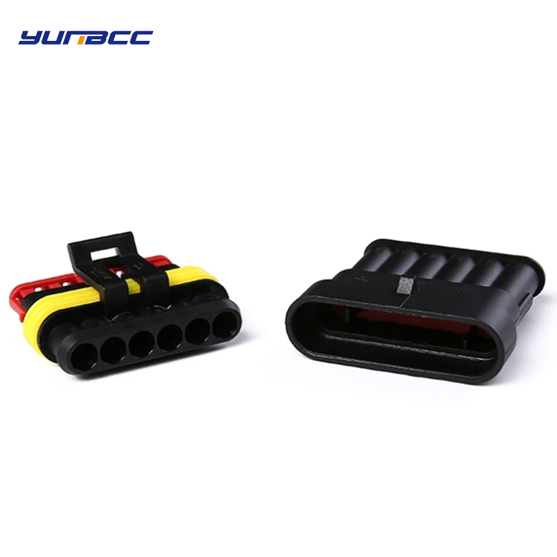 5sets 6 Pin Male Female auto wire Connector superseal 1.5 Series Plug 282090-1 282108-1
5sets 6 Pin Male Female auto wire Connector superseal 1.5 Series Plug 282090-1 282108-1