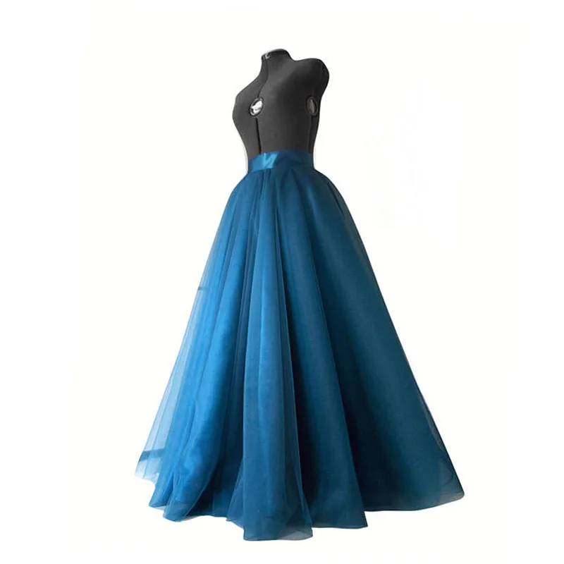 Teal Blue Tulle Skirt Long Layered Skirt Satin Waist Ball Gown Separate Prom Party Gown Wedding Skirt Bridal Tutu Saia Flowing
Teal Blue Tulle Skirt Long Layered Skirt Satin Waist Ball Gown Separate Prom Party Gown Wedding Skirt Bridal Tutu Saia Flowing