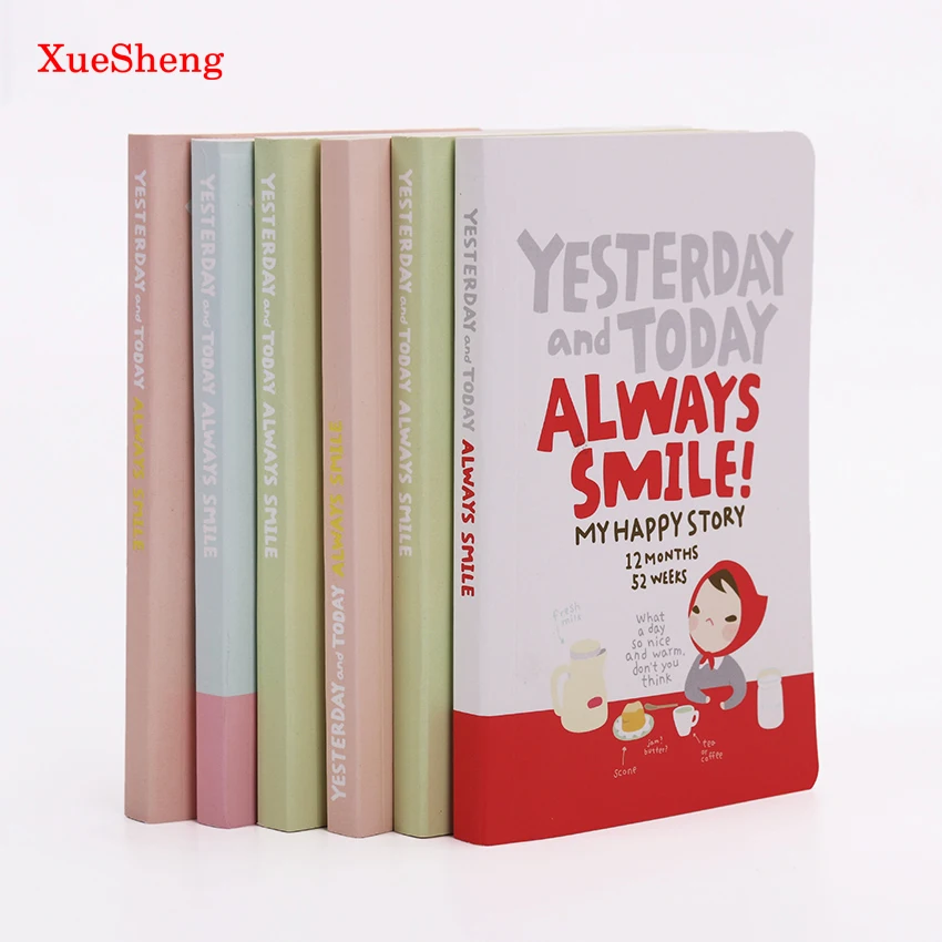 Image Cute Notebook Red Hat Girl Agenda Week Plan Diary Day Planner Journal Record Stationery Office School Supplies