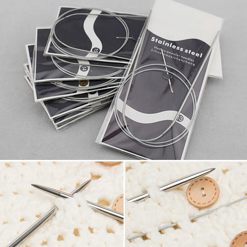 1pc 80Cm Length Knitting Tools Circular Needle Sets Aluminium Handle Ring Needlework For Sweater Gloves V4138
1pc 80Cm Length Knitting Tools Circular Needle Sets Aluminium Handle Ring Needlework For Sweater Gloves V4138