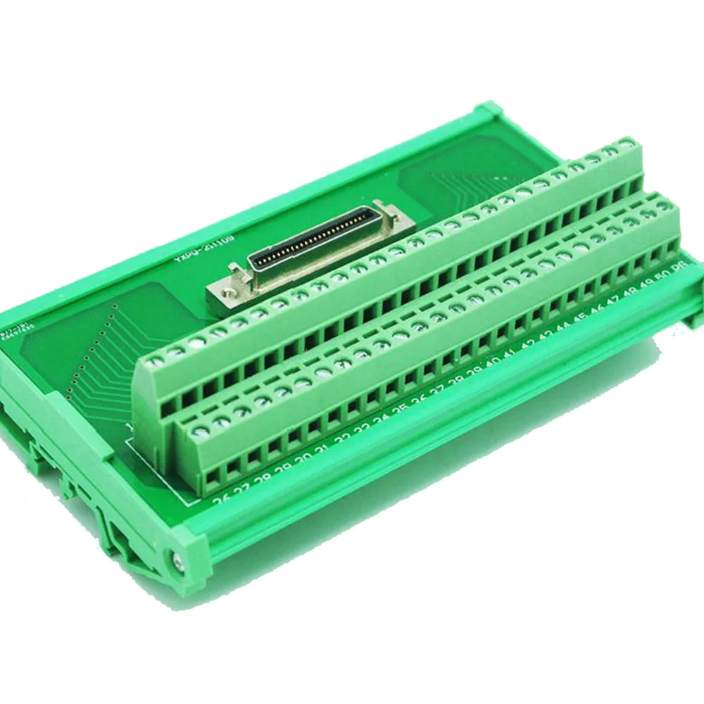 SCSI 50 Pin Connectors Data Acquisition Card Screw Terminal Blocks Breakout Board
SCSI 50 Pin Connectors Data Acquisition Card Screw Terminal Blocks Breakout Board