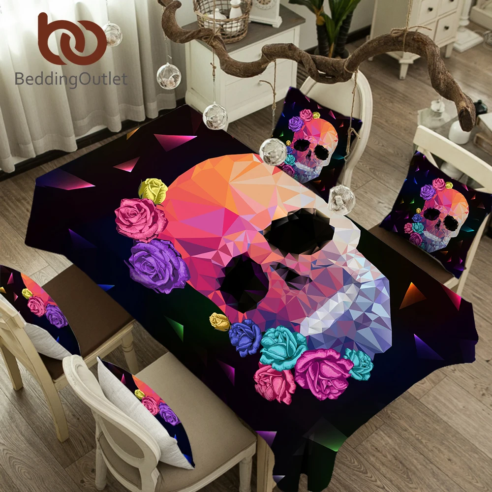 BeddingOutlet Geometric Skull Tablecloth Gothic Colorful Waterproof Table Cloth Rose Floral Decorative Table Cover Washable
BeddingOutlet Geometric Skull Tablecloth Gothic Colorful Waterproof Table Cloth Rose Floral Decorative Table Cover Washable