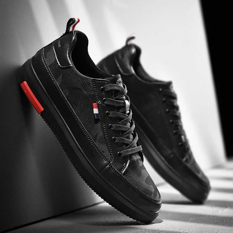 SUROM Luxury Brand Casual Men Shoes Leather Lace Up Fashion Classic Black White Sneakers Men Mesh Breathable Zapatos De Hombre
SUROM Luxury Brand Casual Men Shoes Leather Lace Up Fashion Classic Black White Sneakers Men Mesh Breathable Zapatos De Hombre
