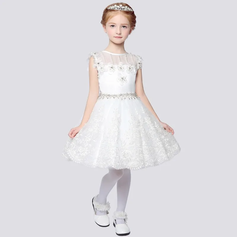 New Flower Girl Dresses Princess Communion Party Pageant Dress with Flowers Appliques Little Girls Kids/Child Birthday Dress
New Flower Girl Dresses Princess Communion Party Pageant Dress with Flowers Appliques Little Girls Kids/Child Birthday Dress