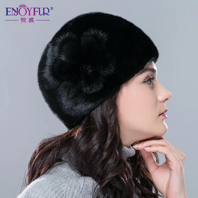 Russian winter fur hat for women genuine mink fur cap with flower style new hot warm high quality elegant ladies hat
Russian winter fur hat for women genuine mink fur cap with flower style new hot warm high quality elegant ladies hat