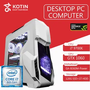 Desktop Gaming Pc Computer-Pubg Intel KOTIN I7 9700k ASUS Ssd 1tb Fan 8GB 6GB GTX1060 Desktop Gaming Pc Computer-Pubg Intel KOTIN I7 9700k ASUS Ssd 1tb Fan 8GB 6GB GTX1060