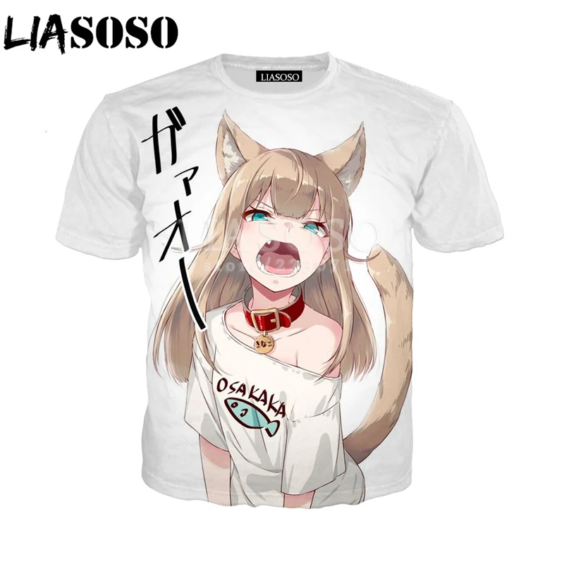 LIASOSO Summer New Fashion Men Women Short Sleeve Sweatshirt 3D Print Anime Nekopara T Shirt Unisex Casual Top Pullover A084
LIASOSO Summer New Fashion Men Women Short Sleeve Sweatshirt 3D Print Anime Nekopara T Shirt Unisex Casual Top Pullover A084