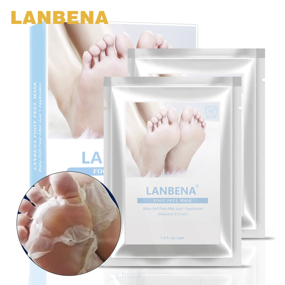 2 PCS LANBENA Exfoliating Foot Peel Mask Only Need One Pair Remove Dead Skin Thoroughly in 2-7 Days Foot Mask
2 PCS LANBENA Exfoliating Foot Peel Mask Only Need One Pair Remove Dead Skin Thoroughly in 2-7 Days Foot Mask
