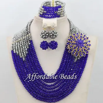 Gray Royal Blue Bridal Wedding Jewelry Set Best Dubai Gold Jewelry Set Handmade Design Wholesale Free Shipping ABE137
Gray Royal Blue Bridal Wedding Jewelry Set Best Dubai Gold Jewelry Set Handmade Design Wholesale Free Shipping ABE137