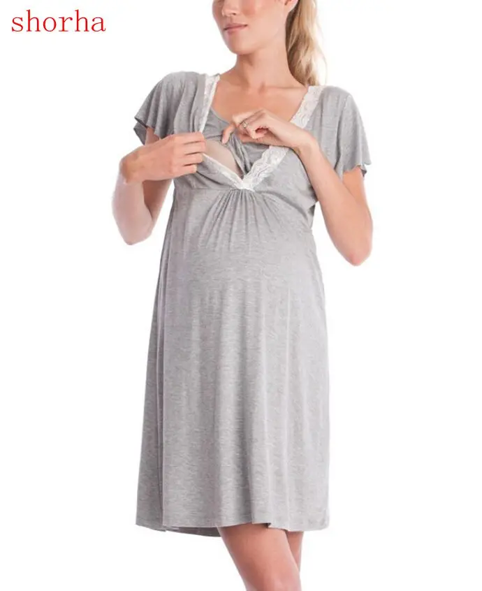 Pregnancy maternity Pajamas Sleepwear Nursing Pregnant Pajamas Breastfeeding Nightgown Elegant Maternity Nursing Clothes Dress
Pregnancy maternity Pajamas Sleepwear Nursing Pregnant Pajamas Breastfeeding Nightgown Elegant Maternity Nursing Clothes Dress