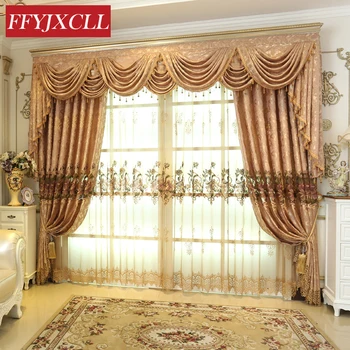 Fine Embroidered Luxury Europe Floral Valance Curtains For living Room Bedroom Tulle Window Treatment Drapes Home Decor
Fine Embroidered Luxury Europe Floral Valance Curtains For living Room Bedroom Tulle Window Treatment Drapes Home Decor