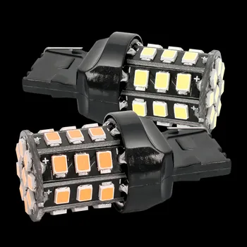 2pcs Super Bright T20 7440 W21W WY21W 33 LED 2835 smd auto lights Rear fog lamp car daytime running light 12V white red yellow
2pcs Super Bright T20 7440 W21W WY21W 33 LED 2835 smd auto lights Rear fog lamp car daytime running light 12V white red yellow