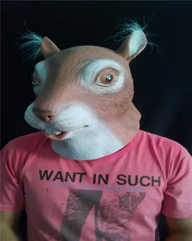 Lovely Squirrel Mask Animal Head Masks Adult Full Face Overhead Halloween Masquerade Cosplay Party Masks Carnival Costume Props
Lovely Squirrel Mask Animal Head Masks Adult Full Face Overhead Halloween Masquerade Cosplay Party Masks Carnival Costume Props
