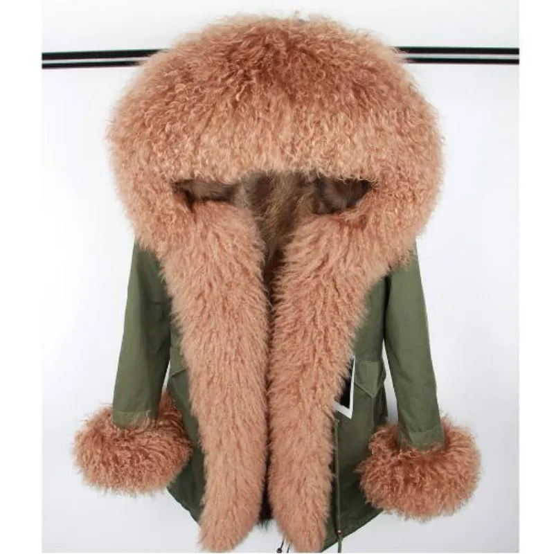 2018 new Women real bunny fur lined park with cotton black fur coat natural fur fur collar winter jacket
2018 new Women real bunny fur lined park with cotton black fur coat natural fur fur collar winter jacket