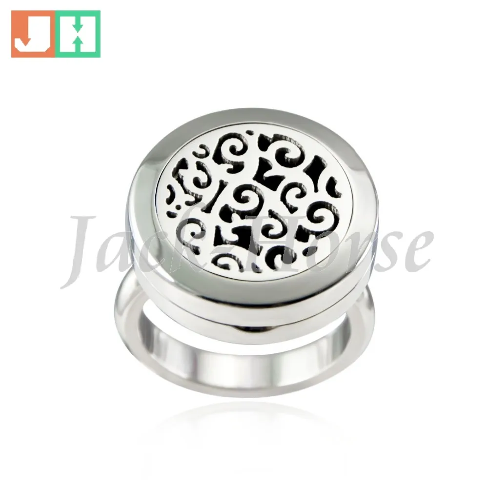 Stainless Steel Essential Oil Diffuser Ring Perfume Aromatherapy Ring magnet locket Ring With Pad
Stainless Steel Essential Oil Diffuser Ring Perfume Aromatherapy Ring magnet locket Ring With Pad