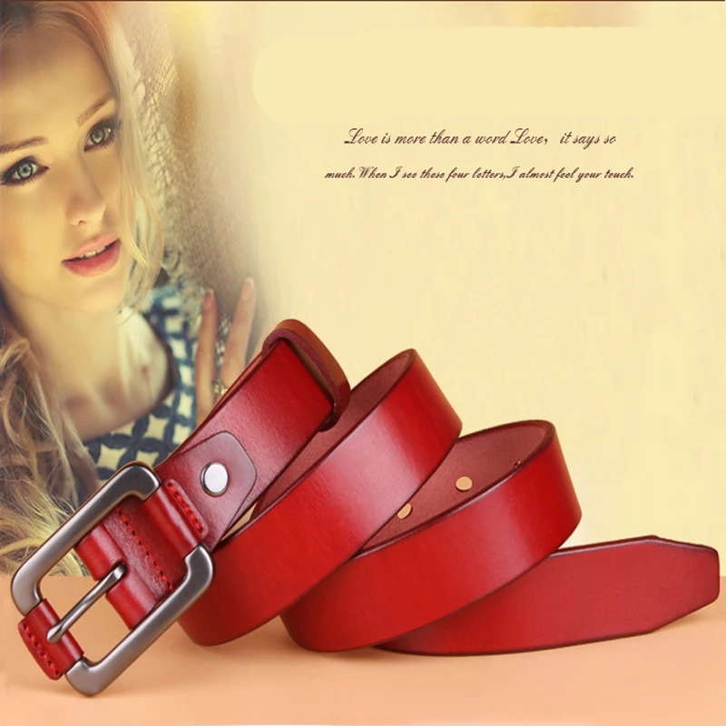 Ladies Genuine Leather Belt Women Fashion Cow Leathers Belts For Women High Quality New Cinto Cinturon Riem
Ladies Genuine Leather Belt Women Fashion Cow Leathers Belts For Women High Quality New Cinto Cinturon Riem