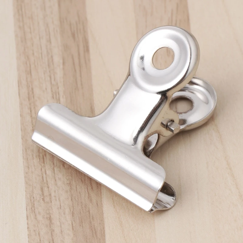 10Pcs Metal Bulldog Grip Clip Food Sealer Bag Clamp Paper Document Ticket Binder
10Pcs Metal Bulldog Grip Clip Food Sealer Bag Clamp Paper Document Ticket Binder