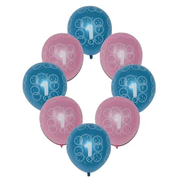 100pcs 12inch Pink Blue Baby Shower Number 1 Year Old Happy Birthday Party Latex Balloons Printed DIY Decorations Air Balloons
100pcs 12inch Pink Blue Baby Shower Number 1 Year Old Happy Birthday Party Latex Balloons Printed DIY Decorations Air Balloons