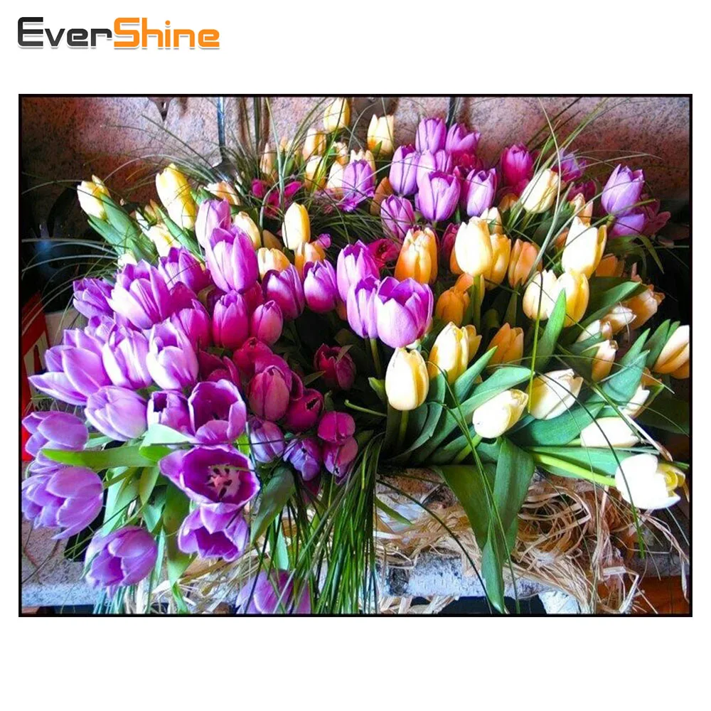 EverShine DIY 5D Full Diamonds Embroidery Flowers Diamond Painting Cross Stitch Kits Diamond Mosaic Home Decor Needlework
EverShine DIY 5D Full Diamonds Embroidery Flowers Diamond Painting Cross Stitch Kits Diamond Mosaic Home Decor Needlework
