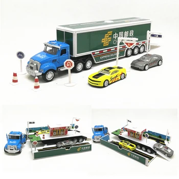 Deformed Alloy Container Truck Toy Car Assembled Toy Track Music Lighting Toy Children Kids Gift
Deformed Alloy Container Truck Toy Car Assembled Toy Track Music Lighting Toy Children Kids Gift