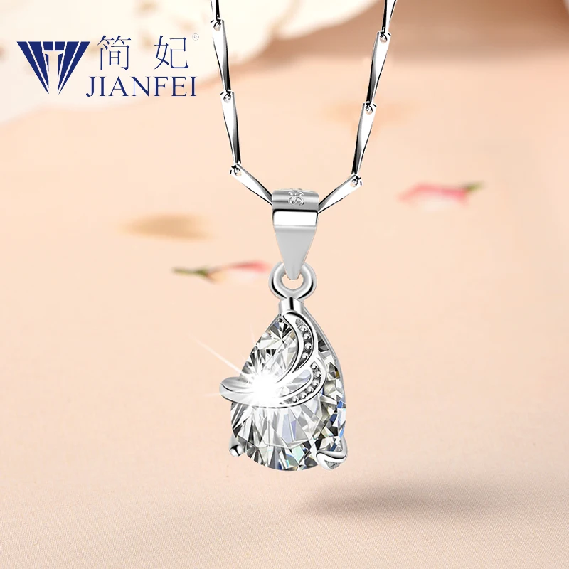 Water drop Europe Style Jewelry for Women Girl Gift 925 sterling silver necklace 4
Water drop Europe Style Jewelry for Women Girl Gift 925 sterling silver necklace 4