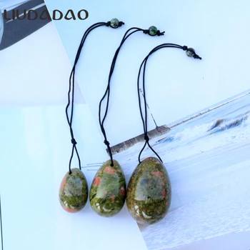 Drilled Unakite Yoni Eggs With Beads Set Natural Jade Beauty Massager Relax Body Yoni Eggs Pelvic Floor Exerciser Health Women
Drilled Unakite Yoni Eggs With Beads Set Natural Jade Beauty Massager Relax Body Yoni Eggs Pelvic Floor Exerciser Health Women