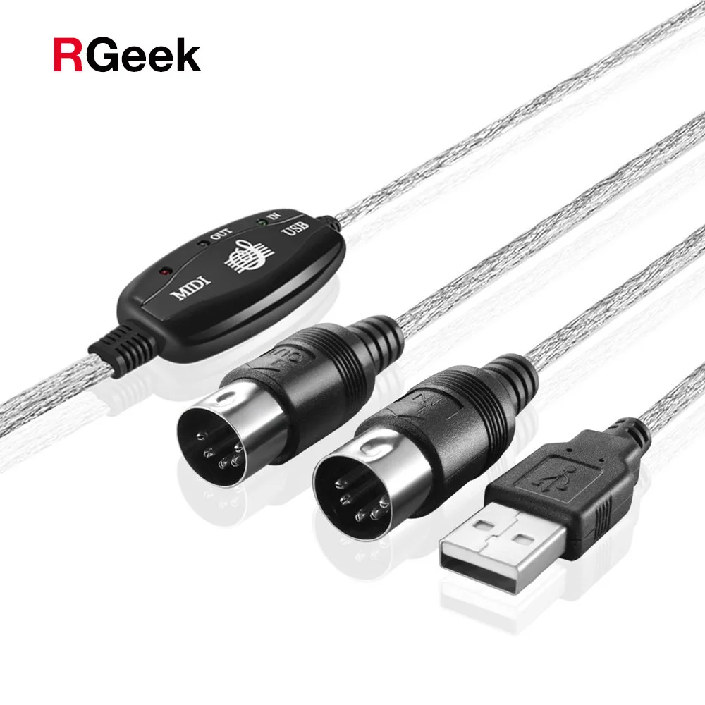 USB To MIDI Cable Converter PC to Music Keyboard Adapter Cord for Home Music Studio
USB To MIDI Cable Converter PC to Music Keyboard Adapter Cord for Home Music Studio