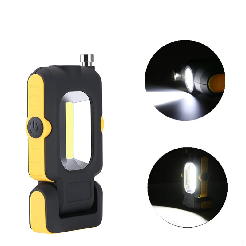 1PCS Super Bright Adjustable COB LED Work Light Inspection Lamp Hand Torch Magnetic Camping Tent Lantern With Magnet 3 Modes
1PCS Super Bright Adjustable COB LED Work Light Inspection Lamp Hand Torch Magnetic Camping Tent Lantern With Magnet 3 Modes