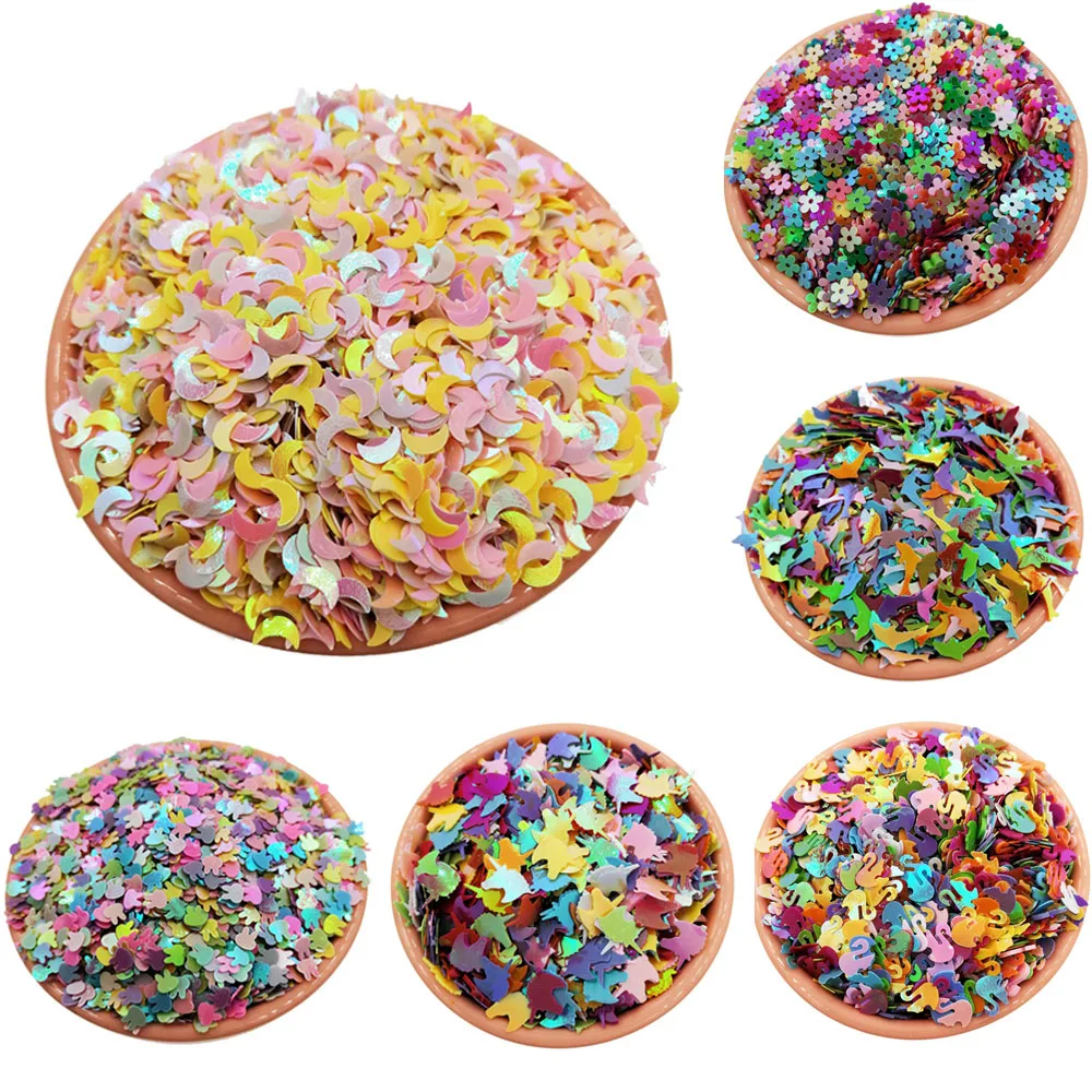 10g Loose Sequins for Crafts Unicorn Rabbit Star Glitter Sequin PET Paillettes DIY Sewing Accessories Confetti Nails Art Wedding
10g Loose Sequins for Crafts Unicorn Rabbit Star Glitter Sequin PET Paillettes DIY Sewing Accessories Confetti Nails Art Wedding