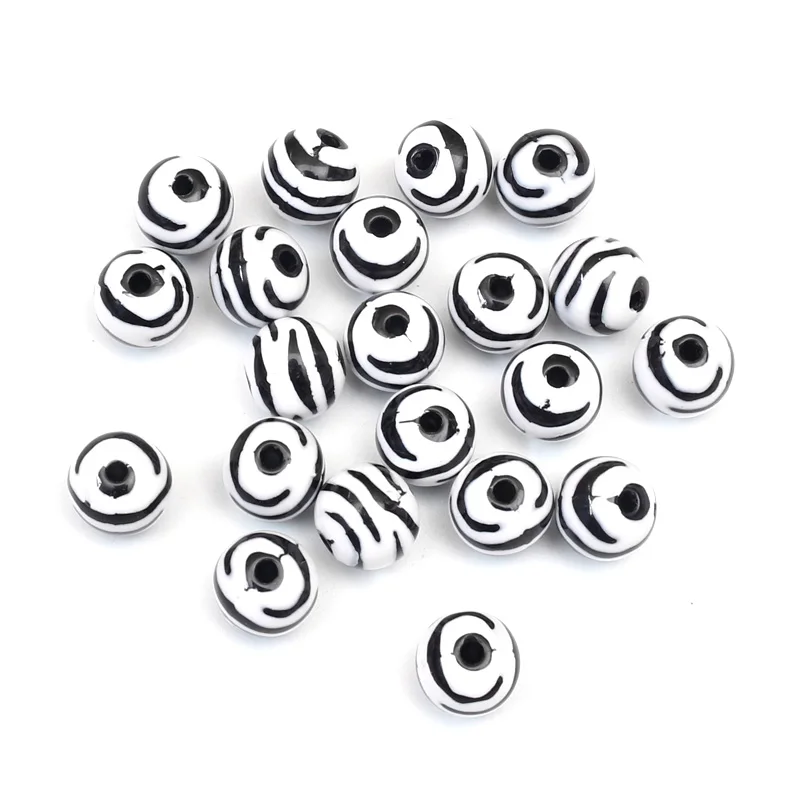 50Pcs Round 10-20mm Acrylic Zebra Beads For Jewellery Marking Diy Loose Spacer Beads Bracelet Necklace Charm Jewelry Finding
50Pcs Round 10-20mm Acrylic Zebra Beads For Jewellery Marking Diy Loose Spacer Beads Bracelet Necklace Charm Jewelry Finding