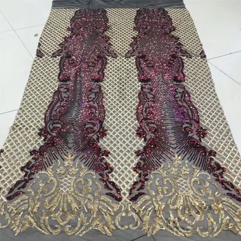 High Quality Nigerian Lace Fabrics 2018 With Sequins African French Net Lace Fabric Embroidered Tulle Mesh Lace Fabrics F115-2
High Quality Nigerian Lace Fabrics 2018 With Sequins African French Net Lace Fabric Embroidered Tulle Mesh Lace Fabrics F115-2