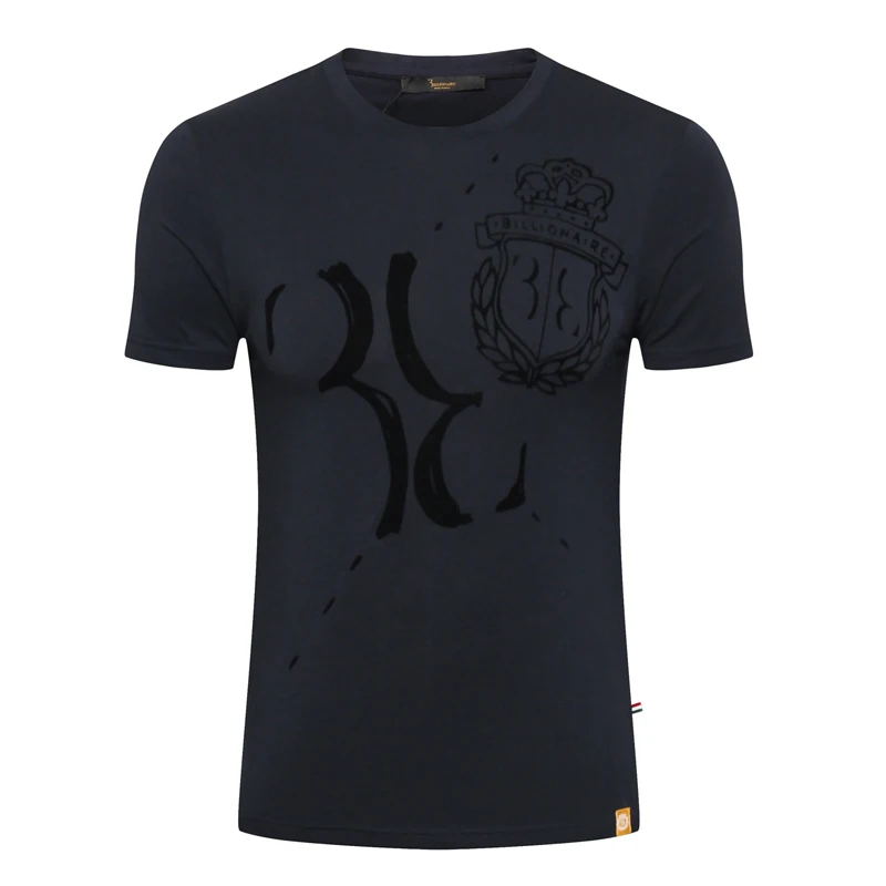 BILLIONAIRE T shirt men Mercerized cotton 2019 summer Short sleeve new fashion O-Neck print high quality fitness free shipping
BILLIONAIRE T shirt men Mercerized cotton 2019 summer Short sleeve new fashion O-Neck print high quality fitness free shipping