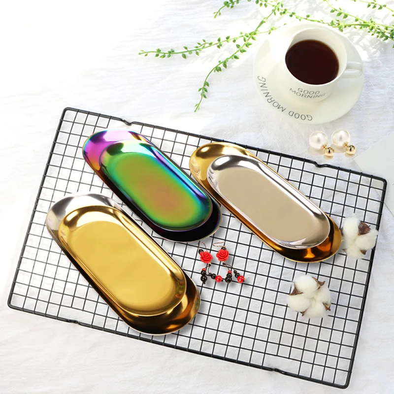 Home Decorations Gold Nordic Simple Wind Stainless Steel Tray Canvas Dish Metal Storage Tray Jewelry Display Tray Fruit Plate
Home Decorations Gold Nordic Simple Wind Stainless Steel Tray Canvas Dish Metal Storage Tray Jewelry Display Tray Fruit Plate