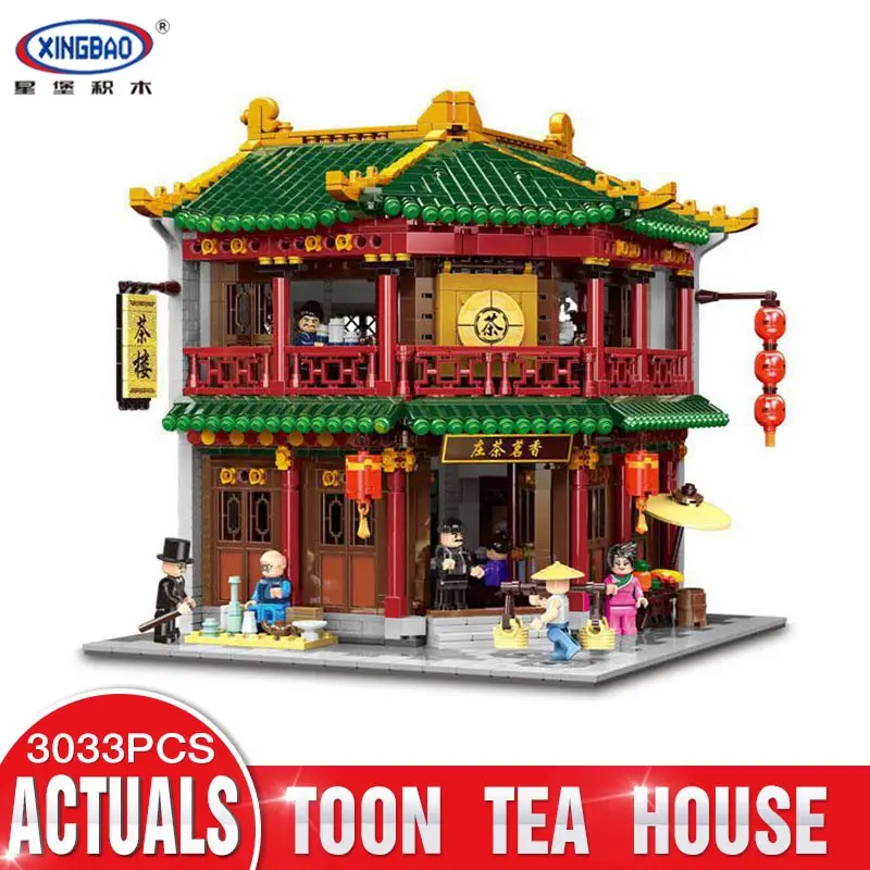 XINGBAO 01021 New Toys 3033Pcs Chinese Building Series The Toon Tea House Set Building Blocks Bricks Kids Toys Birthday Gifts
XINGBAO 01021 New Toys 3033Pcs Chinese Building Series The Toon Tea House Set Building Blocks Bricks Kids Toys Birthday Gifts