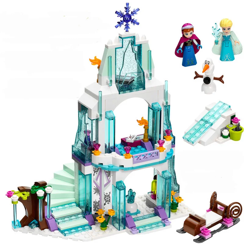 New Friends For Girl Figures 41062 Princess Elsa's Ice Castle Building Blocks Set Girls Toys Compatible Princess Palace 316pcs
New Friends For Girl Figures 41062 Princess Elsa's Ice Castle Building Blocks Set Girls Toys Compatible Princess Palace 316pcs