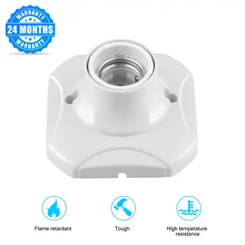 1PC E27 Lamp Holder Round Lamp Bulb Socket Bases Practical White Lamp Holder For Bulb Lamp Dropshipping
1PC E27 Lamp Holder Round Lamp Bulb Socket Bases Practical White Lamp Holder For Bulb Lamp Dropshipping