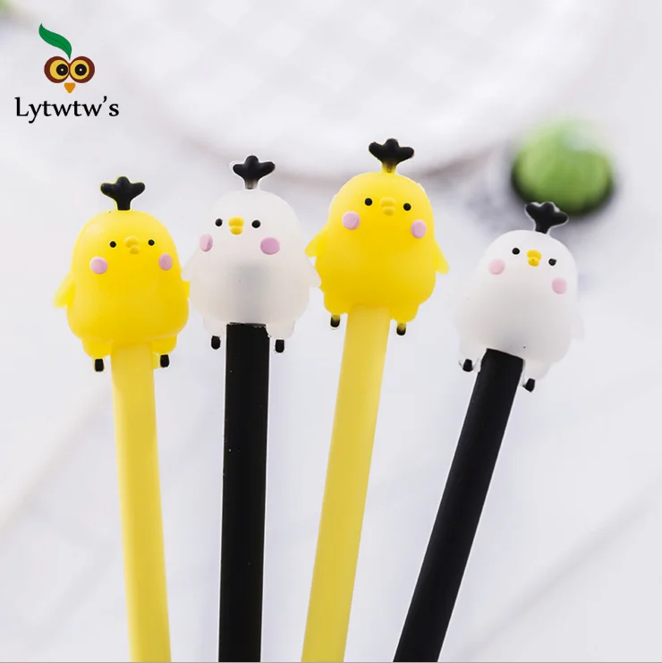 4 Piece Lytwtw's Korean Stationery Kawaii Cute Chick Pen Creative School Supply Office Gel Pens Handles gift Styling Lovely
4 Piece Lytwtw's Korean Stationery Kawaii Cute Chick Pen Creative School Supply Office Gel Pens Handles gift Styling Lovely
